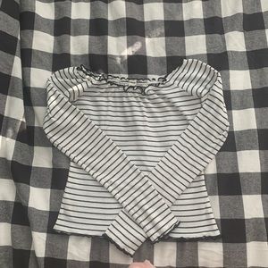 Off the shoulder shirt